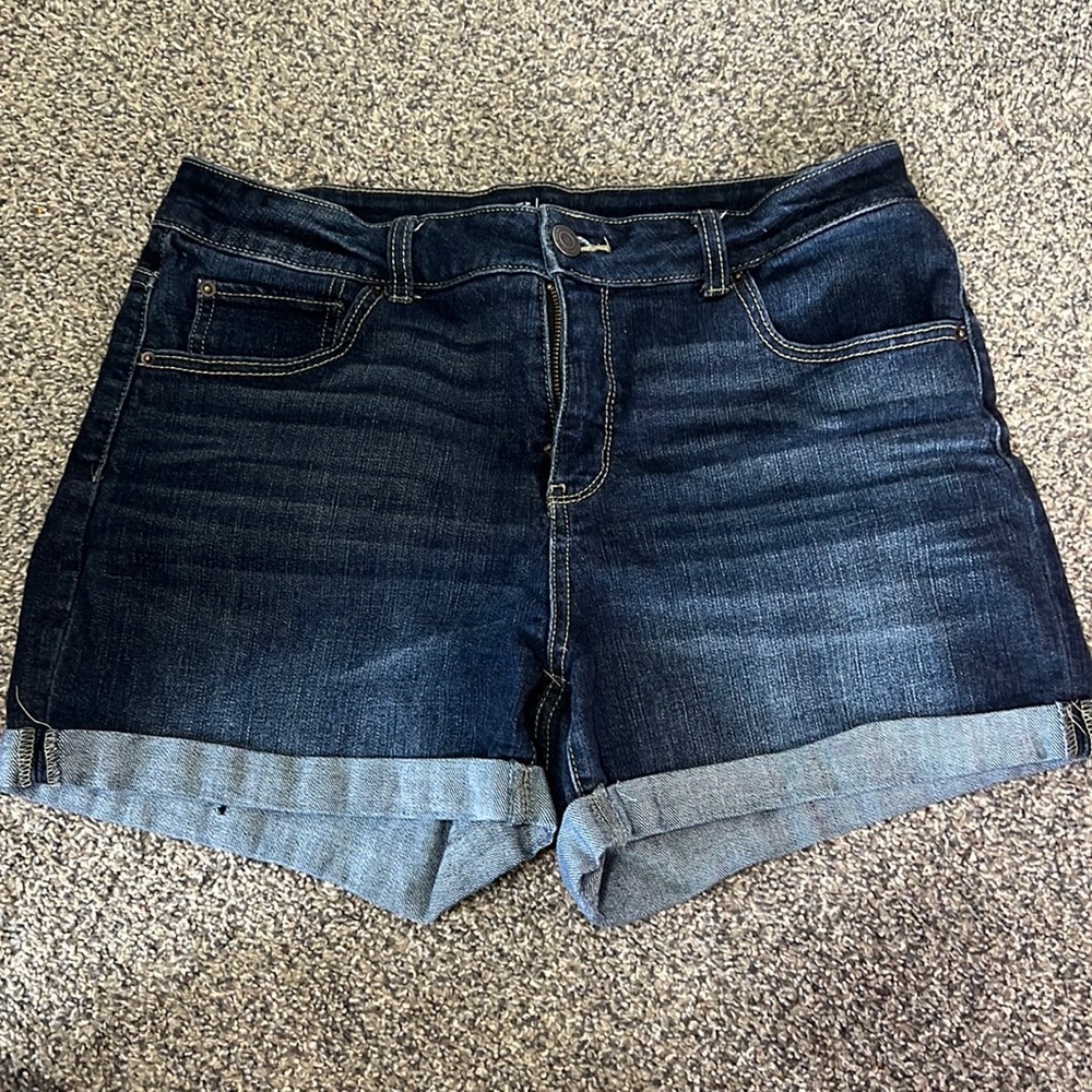 Woman’s Time and Tru Mid Rise Jean Shorts. Size 12. LIGHTLY WORN.
